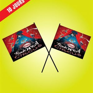 Petit drapeau souvenir - cirque