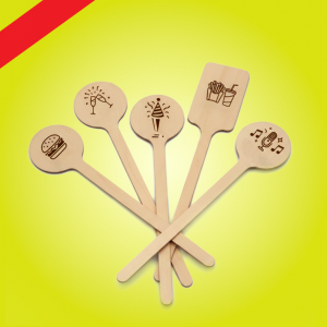Bâtons d'agitation en bois