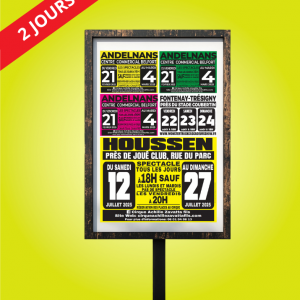 Création visuel / Bande à date - cirque