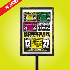 Création visuel / Bande à date - cirque