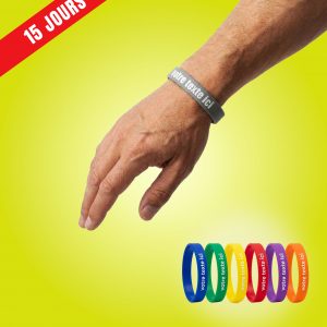 Bracelet en silicone