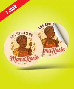 Étiquette ronde