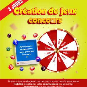 Création des jeux de concours
