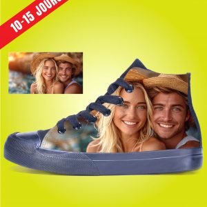 Baskets en toile personnalisées