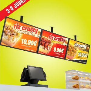 Écran Animé pour Menu