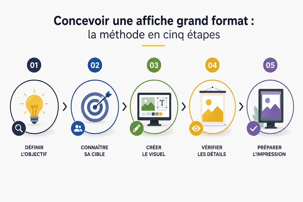 Créer une affiche grand format : Les 5 étapes clés